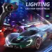 ZLL SG208 PRO RTR 1/24 2.4G 4WD Drift RC Car High Speed 360 Rotation Music Stunt LED Light On-Road Racing Vehicles Models Toys