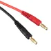 22cm 12/14AWG XT60 Male Plug to 4.0mm Banana Plug  Silicone Cable for B6AC Charger
