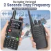 Baofeng UV-5RH PRO GPS Walkie Talkie Multi Band Wireless Copy Frequency NOAA Long Range Two Way Ham Radio Rechargeable Portable Handheld Communication Device