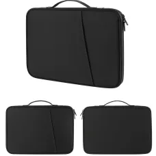 10.8''-13'' Laptop Storage Bag Portable Nylon Fabric Waterproof Dustproof Handbag Liner Bag Electronic Products Protective Carrying Case with Pocket