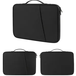 10.8''-13'' Laptop Storage Bag Portable Nylon Fabric Waterproof Dustproof Handbag Liner Bag Electronic Products Protective Carrying Case with Pocket