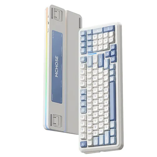 MCHOSE K99 V3 Tri-mode Mechanical Gaming Keyboard 98-Keys Gasket Structure RGB Light Dual 8K Return Rate 10000mAh Battery Rechargeable Gamer Keyboards