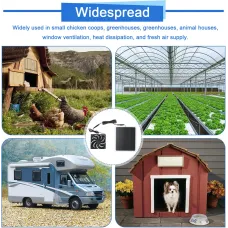 10W Photovoltaic Solar Panel High Speed Waterproof Exhaust Fan With Protective Net Suitable for Chicken Coop and Dog Kennel Shed