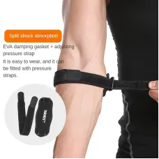 AOLIKE1PCAdjustable Basketball Tennis Golf Elbow Support Golfer's Strap Elbow Hand Protective Pads Lateral Pain Syndrome Epicondylitis Brace for Muscle Strength