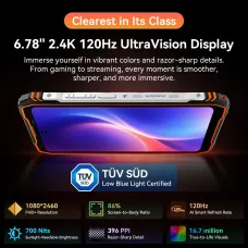 Blackview XPLORE X1 AI 5G Dual Display 108MP Camera 36GB 256GB 10000mAh 55W Fast Charge 6.78 inch 120Hz 2.4K Android 15 NFC Dimensity 7050 IP68 IP69K Waterproof Rugged Smartphone