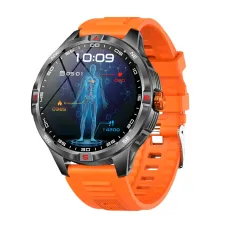 V45 1.46-inch HD Screen 1000mAh Massive Battery Compass IP68 Waterproof bluetooth Call Heart Rate Blood Oxygen Monitor Sleep Monitoring Breathing Exercise Multi-sport Modes Smart Watch
