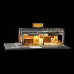 SafeWork 1/64 RC Car Double-Layer Simulated Parking Garage Model Parking Lot With Lights Diy Scene Decoration