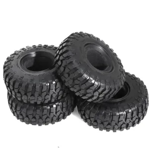 4PCS 1.9 Inches Tyres Tire Skin for 1/10 Rock Crawler Climbing Truck RC Cars Vehicles Models Spare Parts Accessories