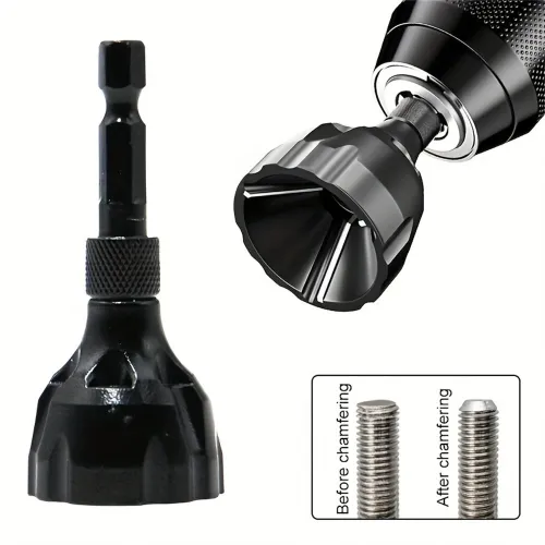 Tungsten Steel Deburring External Chamfer Tool 3-20mm/5-25mm Hex Shank Burr Removal for Metal Drilling Stainless Steel Chamferer