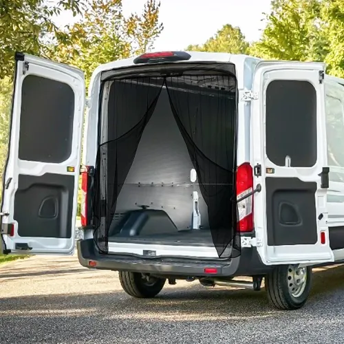 Magnetic Screen Back Anti-mosquito Door Flyscreen Mesh Ventilation Sunshade Fly Curtain Net For Van Campervan