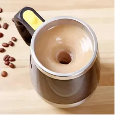 450ml Electric Self Stirring Magnetic Stainless Steel Coffee Mug Coffee Milk Mixing Cup Blender Lazy Smart Mixer Thermal Cup