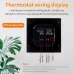 MH1828A AC85-265V 16A Floor Heating Temperature Controller Wall-Mounted Smart Thermostat with LED Touch Screen Wiring Electric Heating Control for Home Tile/Wooden/Marble Floor