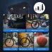 LAOTIQ7 Mini Electric Bike Air Pump 150PS4000mAh Type-Rechargeable LEDigital Gauge High Pressure Display Portable Cycle Car Motorbike Football Inflator With Hose Tube Adapter