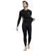 DIVE&SAIL Men Full Body Dive Skins Wetsuit UPF50+ Sun Protection Quick-drying One-piece Long Sleeve Diving Top Pant Front Zip High Elastic Thin Snorkeling Clothes for Surfing Swimming