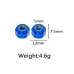 2PCS Upgrade Parts Accessories 12mm Aluminum Alloy Front Wheel Bearing Hexagonal Connector for TAMIYA DT03 1/10 RC Car Parts