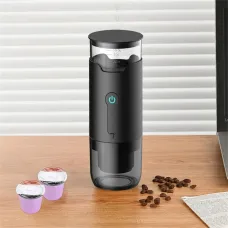 Comfook Portable Coffee Machine 7500mAh Battery for 300 Cups Compatible with K-Cups & Ground Coffee Fast Heating for Car Travel Camping Use