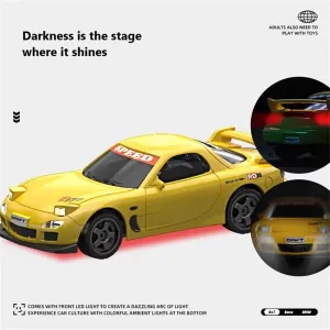 K1/K2/K3 RTR 1/43 2.4G 4WD Mini Drift RC Car Race LED Light Full Scale Desktop Remote Control High-Speed Motor On-Road Racing Vehicle Model Boys Gifts Toys