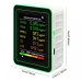 6-in-1 Air Quality Tester HCHO TVOC PM2.5 PM10 CO2 CO/humidity 2 Types USB Type-C Rechargeable Portable Monitor