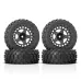 4PCS Upgraded Tires Wheel Rims for Arrma 1/18 2S Typhon Grom RC Cars Vehicles Models Spare Parts Accessories
