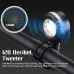 WESBIKING 2 in 1 Horn Headlight 120dB High Sound Bicycle Bell Horn 5 Light Modes 400mAh Type-Waterproof Electric Anti-theft Alarm Horn for Bicycle