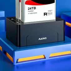 MAIWO K3082 USB3.0 Dual Bay Hard Drive Copier Efficient Heat Dissipation for 2.5" / 3.5" SATA Serial Port SSD Solid State Drive