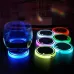LED Car Cup Holder Light Car Coasters Bottle Atmosphere Light Mats 7 Colors Cup Holder Pad Car Interior Decorative Light