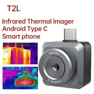 InfiRay T2L 256*192 Thermal Imager Camera Infrared Thermometer Imager Industrial Tester Imaging Camera for Mobile Phone Android