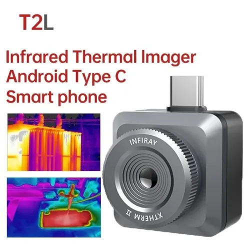 InfiRay T2L 256*192 Thermal Imager Camera Infrared Thermometer Imager Industrial Tester Imaging Camera for Mobile Phone Android