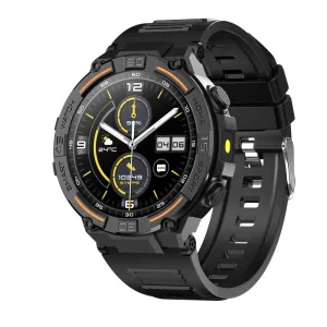 HW50 1.6inch HD Screen LED Flashlight bluetooth Call Heart Rate Blood Pressure Blood Oxygen Monitor Sleep Monitoring Multi-sport Modes Music Playback IP67 Waterproof Smart Watch