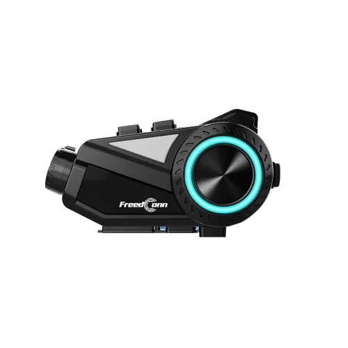 Freedconn 1000m Motorcycle Dash Cam Intercom 6 Person Group Tallk bluetooth Headset Helmet Recorder WiFi App Motorbike Motor Auto DVR Headphone R3