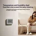 XIAOMI 3 Mijia Smart Temperature Humidity Sensor Mini 0C-60C Range Bluetooth 5.0 High Precision Compact Hygrometer with LCD Display and Wall Sticker