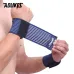 AOLIKE1PCCotton Elastic Bandage Wrist Band Anti-slip Breathable Hand Protection for Weightlifting Ball Games Sports