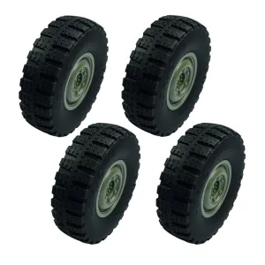 4PCS LDR/C LDP06 1/12 Unimog RC Car Spare Tires Wheels L0049G L0049Y Vehicles Models Parts Accessories