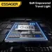 ESSAGER ES-CD58 3-in-1 Travel Power Bank Charger 65W 5000mAh External Battery Power Supply Come with Type-C Cable Support QC PD3.0 FCP APC AFC SCP PPS PE2.0 PE1 Fast Charging for iPhone 17 17Pro Max 16 15 14