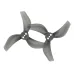 GEPRC x GEMFAN GP2219-3 2219 2.2 Inch 3-blades PC Transparent Black Propeller 1.5mm Shaft for DarkStar22 RC FPV Racing Drones