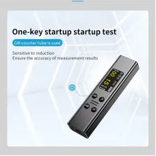 ZN-YM06 Geiger Counter Radiation Detector 48mm Tube 0.05uSv/h to 10mSv/h TFT Screen USB Type C Aluminum Alloy Portable Radiation Monitor
