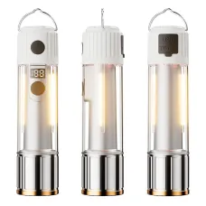 Camping Zoom Flashlight Mini Camping Tent Light Waterproof Multi-function Rechargeable Flashlight Torch Lamp