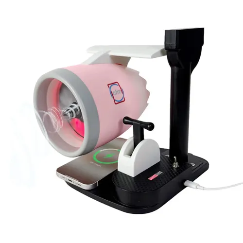 NIKOLATOY New Desktop Aircraft Engine Turbo Fan JetFan Equipped with Wireless Charging and Humidifier Ornaments Decorations Collection Science Discovery Toys