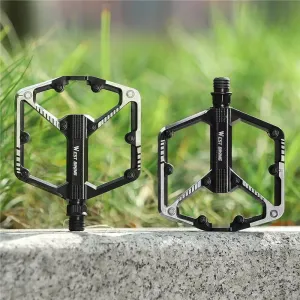 WESBIKING DBearing Bicycle Pedal Anti-slip Cycling Pedal Ultralight Aluminum Alloy for MTB Bike Road Bike