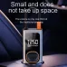 100W Portable Car Air Pump Wireless Air Pump Car Tire Pump Power Bank with LED Emergency Light for Cars Motorcycles Bicycles