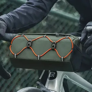 ROCKBROBicycle Front Tube Bag 2.2L Large Capacity Handlebar Waterproof Multifunctional Portable Shoulder Bag For Cycling