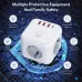 Bakeey 7-in-1 Socket Cube EU Power Outlet with 3AC 3USB Type-C Fast Charging Wall Socket with On/Off Switch for Home Use