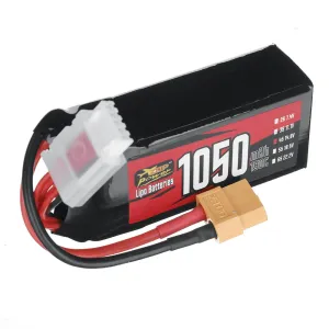 ZOP Power 14.8V 1050mAh 150C 4S LiPo Battery XT60 Plug for RC Drone
