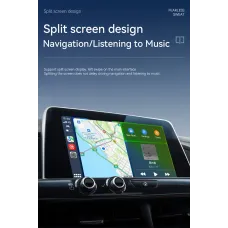 LAESD 2 In 1 Wireless Carplay Auto Adapter Carplay Box Auto Car Machine Interconnection Carplay Wired To Wireless Box Plug and Play Dongle for  iPhone Android