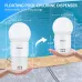 Solar Pool Floater Light Chlorine Dispenser RGB LED Color Changing Solar Powered UV Resistant Large Tablet Capacity Pool Sanitizer