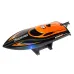 HXJRC HJ812 2.4G 4CH RC Boat High Speed LED Light Speedboat Waterproof 25km/h Electric Racing Vehicles Models Lakes Pools Remote Control Toys