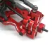 4PCS Upgraded Metal Parts Hexagonal Adapter for 1/14 ZD Racing MT16 Rlaarlo JIUSI MT14R PT14R RC Cars Vehicles Models Spare Accessories