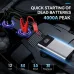 QS001 4000A Car Jump Starter with Digital Display 3 in 1 Portable Power Bank and LED Light for 12V Vehicles