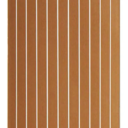 600x2400x5mm Marine Flooring Faux Teak EVA Foam Boat Decking Sheet