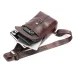 BULLCAPTAIN Vintage Men's Genuine Leather Chest Bag Large Capacity Wear-Resistant Crossbody Shoulder Bags Fashion Travel Outdoor Messenger Pack
